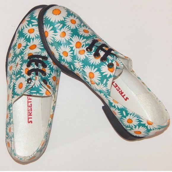 Streetfly Shoes - Streetfly Oxford Womens Shoes 9 Leatherette Daisy